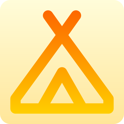 Camp Generic Flat Gradient icon