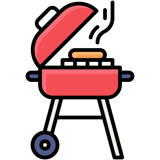 BBQ Generic Outline Color icon