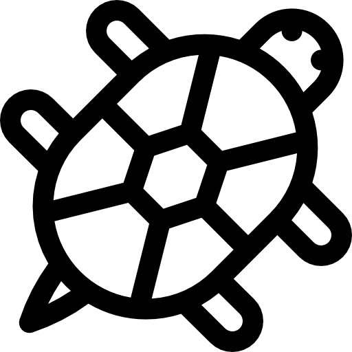 tortue Basic Rounded Lineal Icône