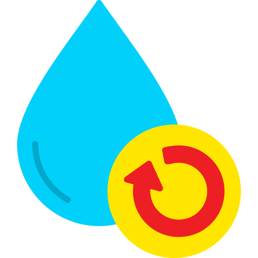 wasser recyceln Generic Flat icon