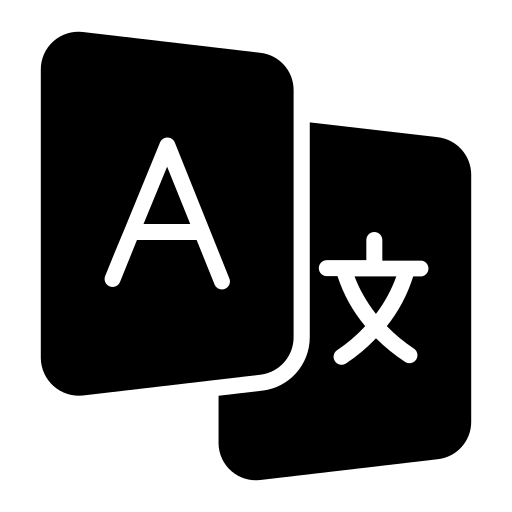 traduzir Generic Glyph Ícone