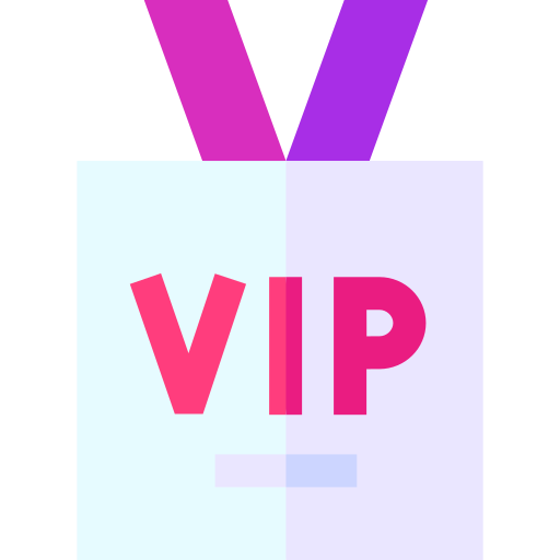 vip Basic Straight Flat icon