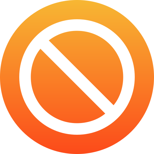 Ban Generic Flat Gradient icon