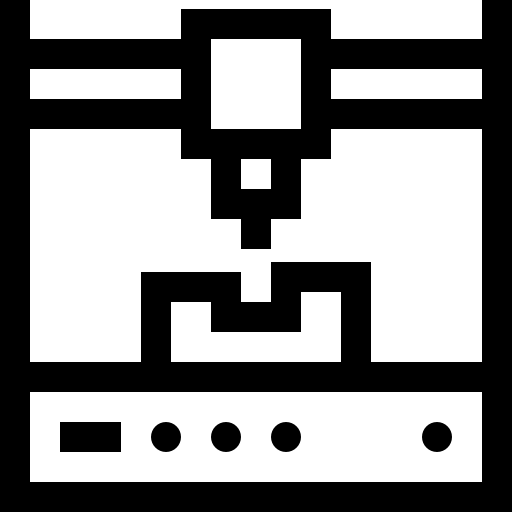 3d printer Basic Straight Lineal icon