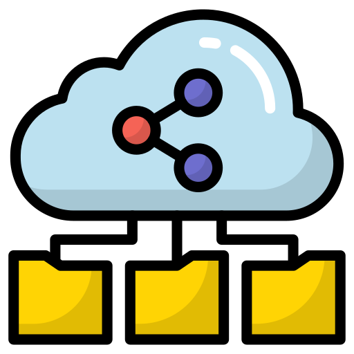 cloud computing Generic Outline Color Icône