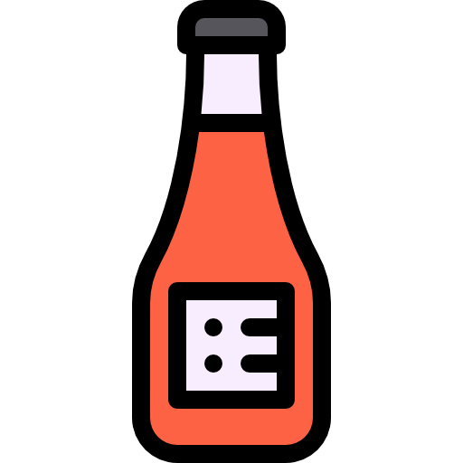 Sauces Detailed Rounded Lineal color icon