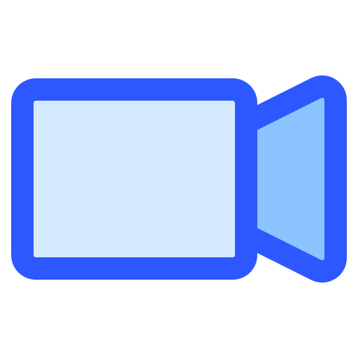 Video Camera Generic Blue icon