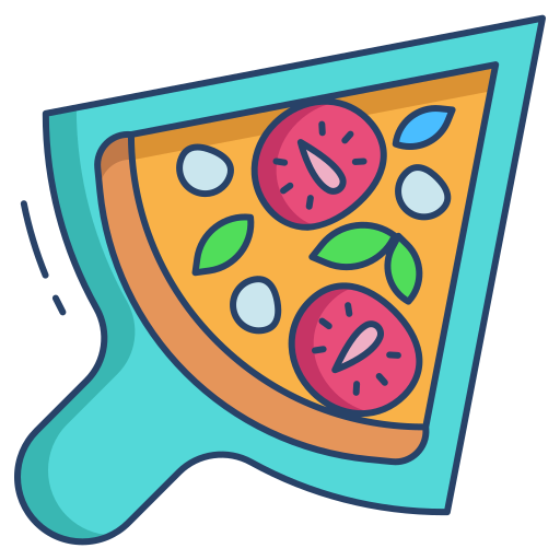 pizza Generic color outline ikona