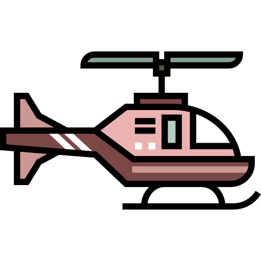 Helicopter Chanut is Industries Lineal Color icon