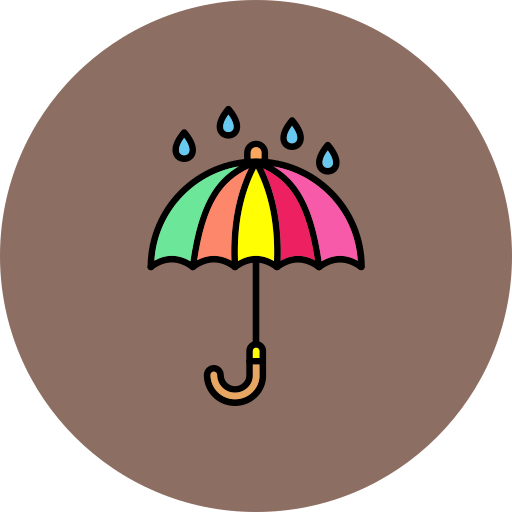 regenschirm Generic Outline Color icon