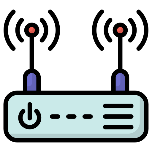 router Generic Outline Color icoon