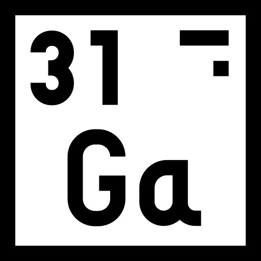 gallium Basic Straight Lineal Icône