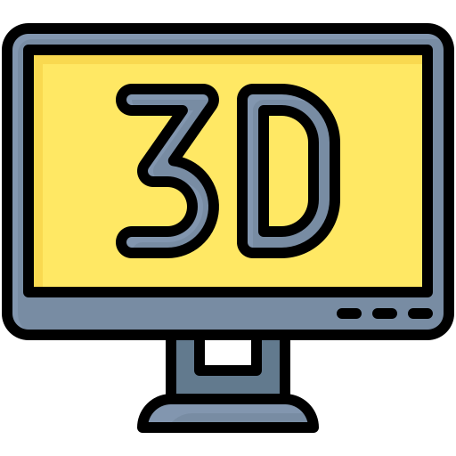 3D Generic Outline Color icon