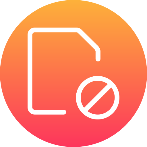 block Generic Flat Gradient icon