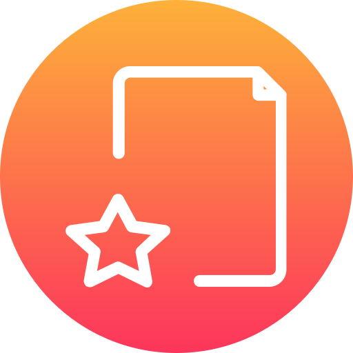 favorit Generic Flat Gradient icon