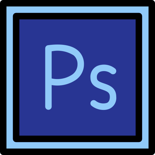 Photoshop Pixel Perfect Lineal Color icon