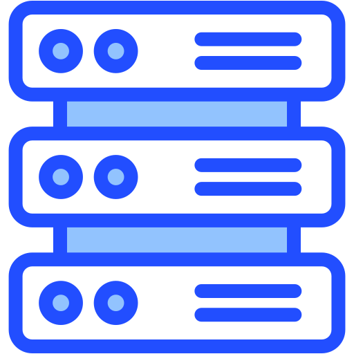 サーバ Generic Blue icon