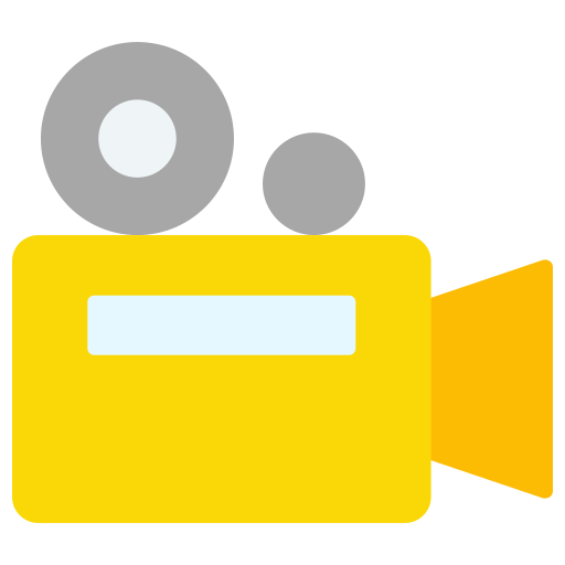 videokamera Generic Flat icon