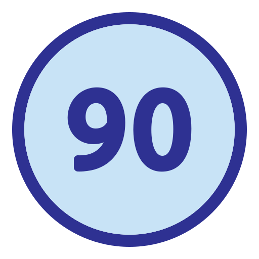 90 Generic Blue Icône