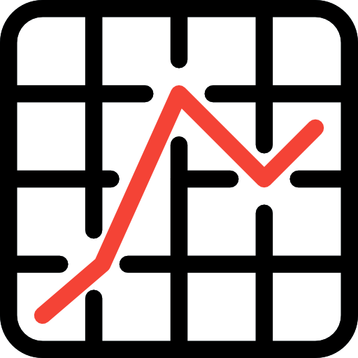 grafik Pixel Perfect Lineal Color icon