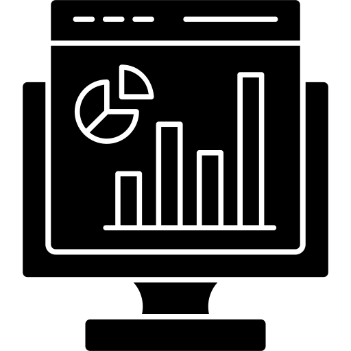 analityka internetowa Generic Glyph ikona