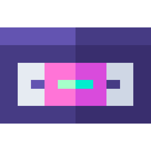 vhs Basic Straight Flat icon