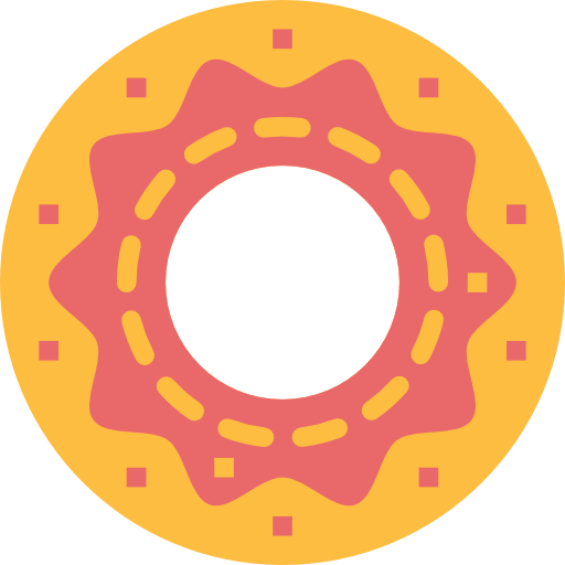 Donut Smalllikeart Flat icon