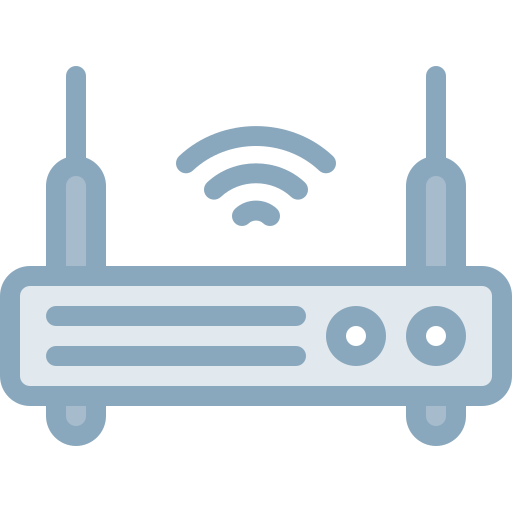 w-lan Detailed color Lineal color icon