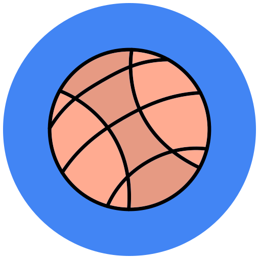 Basketball Generic Outline Color icon