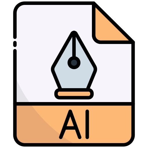 ai Generic Outline Color icon