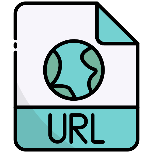 url Generic Outline Color icon