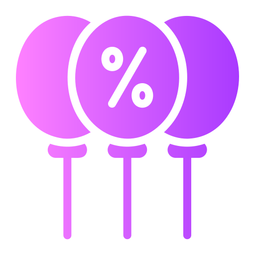 Надувные шары Generic Flat Gradient иконка