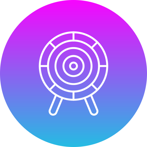 Dart board Generic Flat Gradient icon