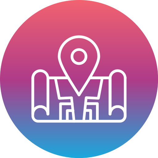 Map Generic Flat Gradient icon