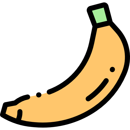 banane Detailed Rounded Lineal color icon