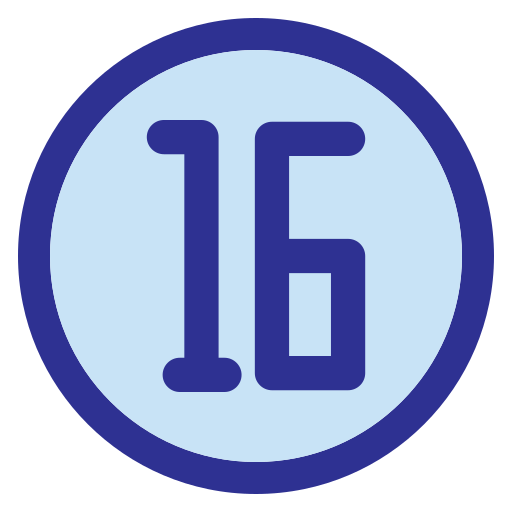 Sixteen Generic Blue icon