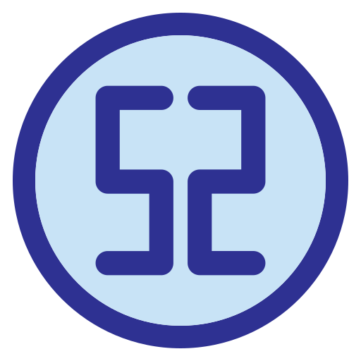 zweiundfünfzig Generic Blue icon