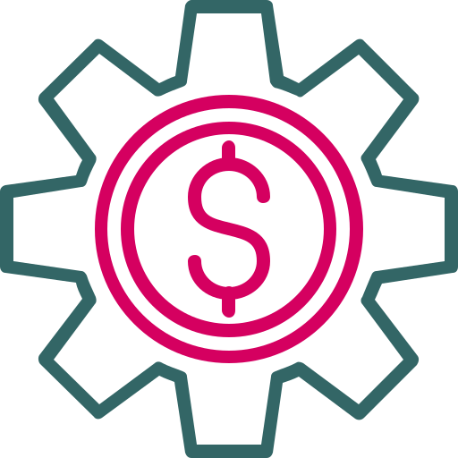 Dollar Generic Outline Color icon