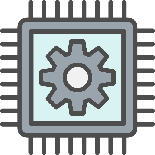 chip Generic Outline Color icon