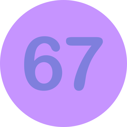 67 Generic Flat icoon