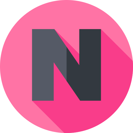 n Flat Circular Flat icon