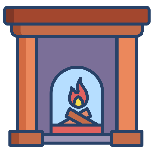 Fireplace Generic color outline icon