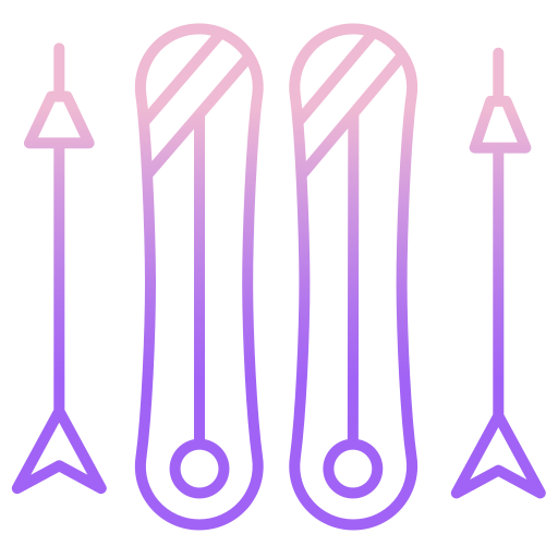 sciare Generic gradient outline icona