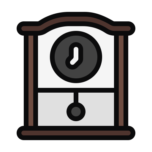 wanduhr Generic Outline Color icon