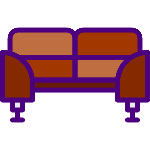 sofa prettycons Lineal Color icon