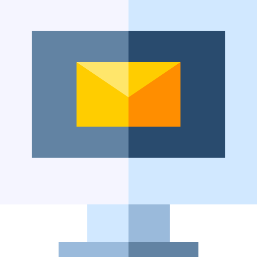 email Basic Straight Flat icon