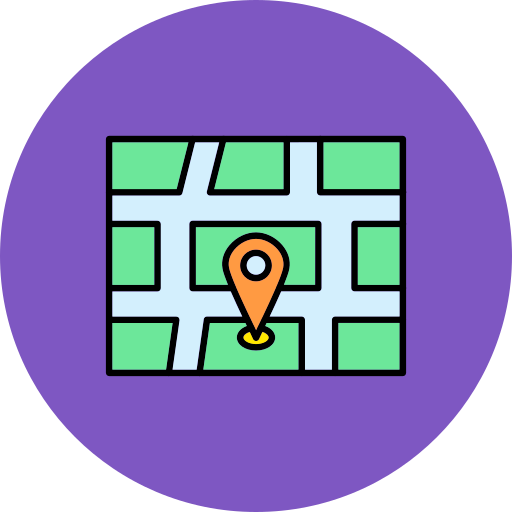 GPS Generic Outline Color icon