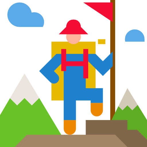 wandern Skyclick Flat icon