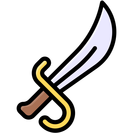 sword Generic Outline Color icon