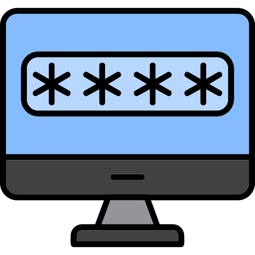 passwort Generic Outline Color icon